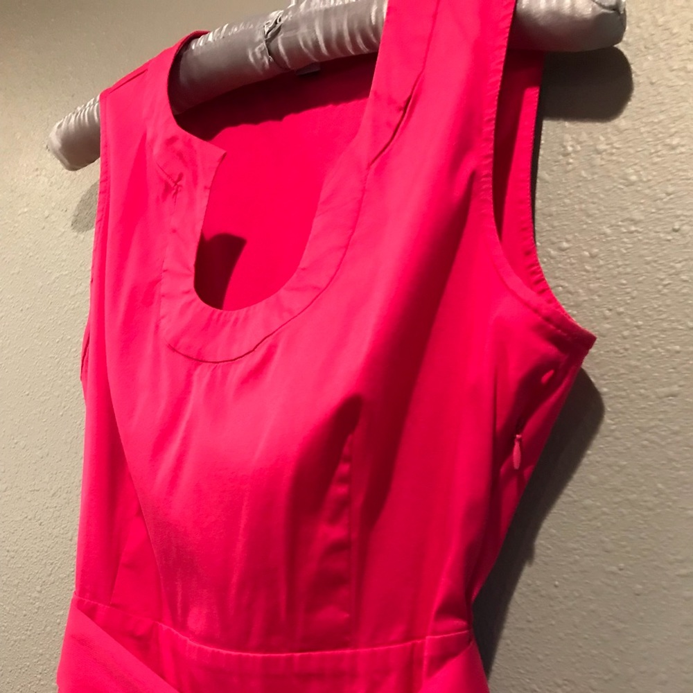 Banana Republic Fuchsia Flare Dress